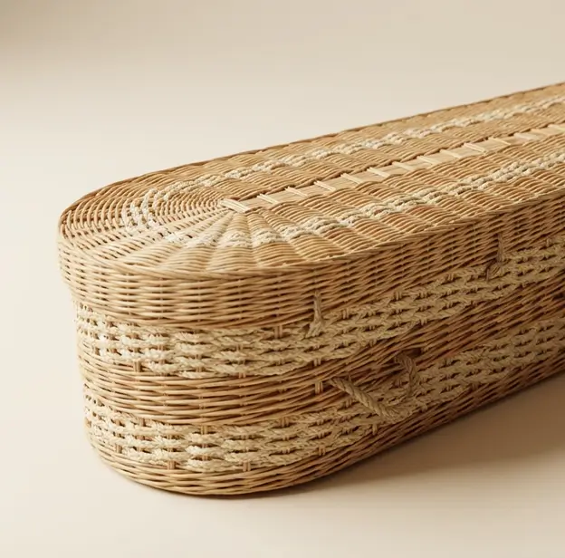 Rieten uitvaartmanden